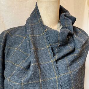 IKEA Gray and Gold Scarf.